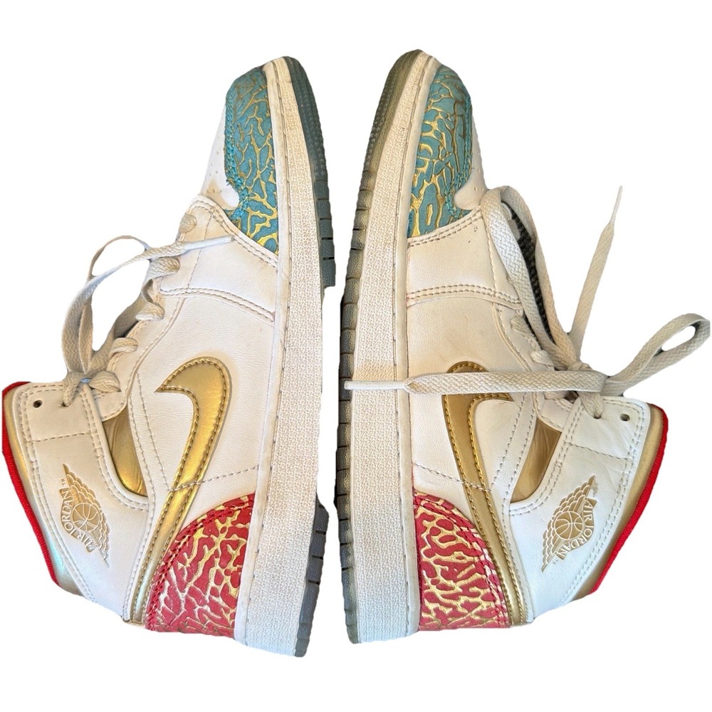 Limited Edition Rare Nike Air Jordan 1 Mid NC To Chi 2023  FB2212-100 Size  4.5 - Picture 5 of 12